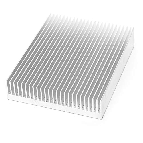 Heatsink Koelen Fin Aluminium Thermische geleidende Lijmkoeling Moduleblad Radiator voor CPU Router PCB IC Radiatoren TQ80 X 20 X 100