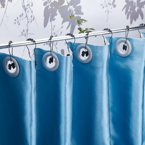 12 stuks Bowknot Douche Gordijn haken, Zwarte ijzeren douche Gordijn ringen Decoratieve douche Hangers ringen voor badkamer Douche Rods Gordijnen 4