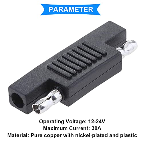 6 stuks SAE Polarity Reverse Adapter Connectors, Snel scheiden van SAE Plug voor Solar Panel, Motorfiets, Auto