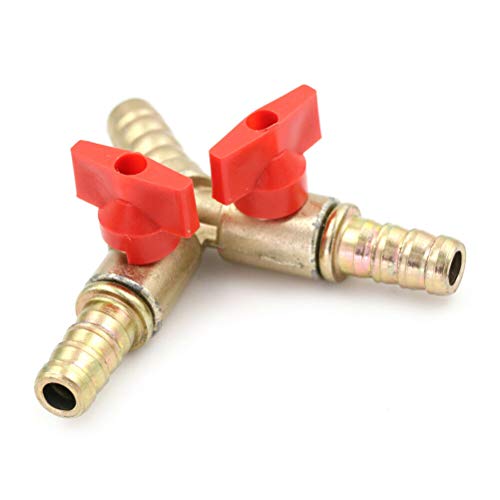elektrisch gereedschap HA4020A 3 Way Valve, Splitter, Brass en Zinklegering, 10mm (3/8 inch), Ball Valve voor Water, Olie en Gas naar Tuin Besproeiing, Scheepsbouw, Bouw en Industrie(1PCS)