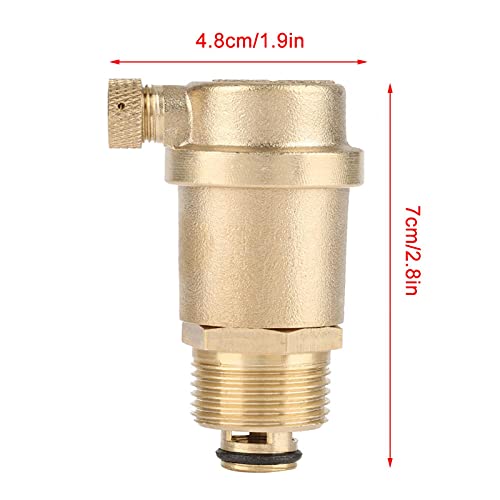 Luchtventiel, automatische messing ventiel DN20 G3/4 Automatische bloedklep Automatische ventielklep voor zonne-waterverwarmingstoestel