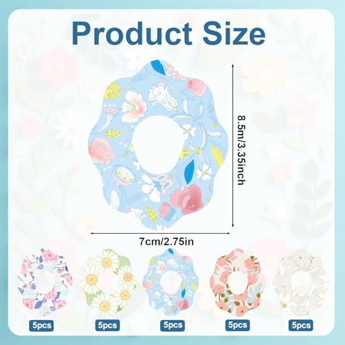 25 st Klevende Patches voor Dexcom G7, Waterdichte Covers met Hole Ademende Tape voor Sensor Compatibel met Dexcom G7 (Flower Shape)