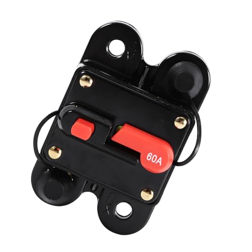 Fuse Converter Reset 12V-24V 50A 60A 80A 100A Circuit Breaker Reset Fuse houder Car Boot Waterdicht voor Beveiligingssysteem (60A) 4