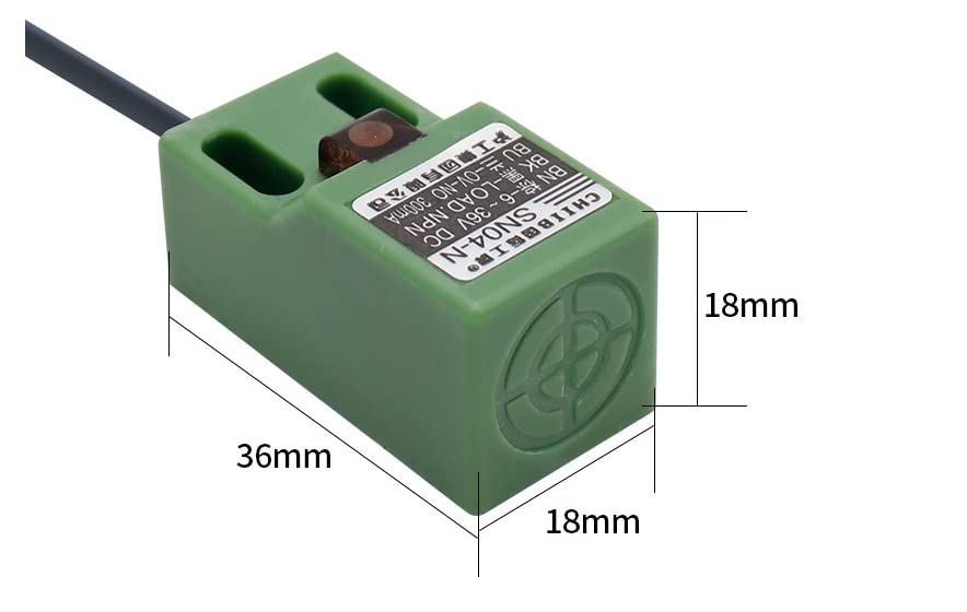 1PC DC 6-36V Inductieve Proximity Switch SN04-N Drie Wire NPN Metal Limit Sensor Miniatuursensor Groen