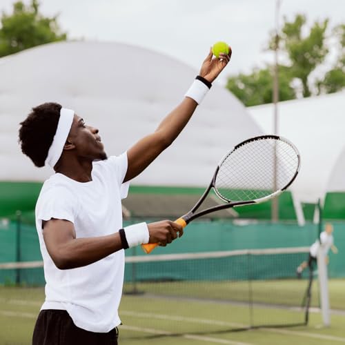 Sweatbands, 8 stuks Terry Sweatband voor vrouwen en mannen, Sport, Basketbal, Tennis, Athletic Gym, Training, Fruit Groen 5