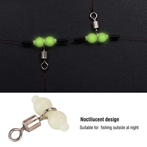 viswervels, 5 stukken fluorescerende parels waar gemakkelijk te observeren voor het vissen 's nachts 3