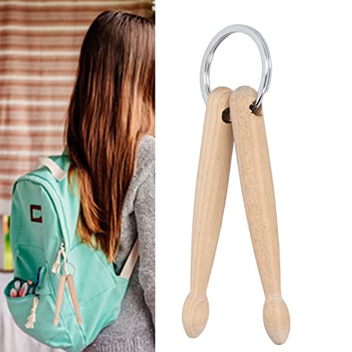 2 st. Drum Stick Keychain, kleine lichtgewicht drum Stick Key Loop, sleutelhanger Bag Decoratie Muziekinstrumenten Cadeau 3