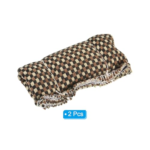 Biljartkeu Cleaner, 2 stuks Poolkeu Shank Cleaner Kleding Snooker Shank Polisher Schoonmaak Tool Handdoekdoekdoek voor Biljartkeu Schoonmaak, Bruin 3