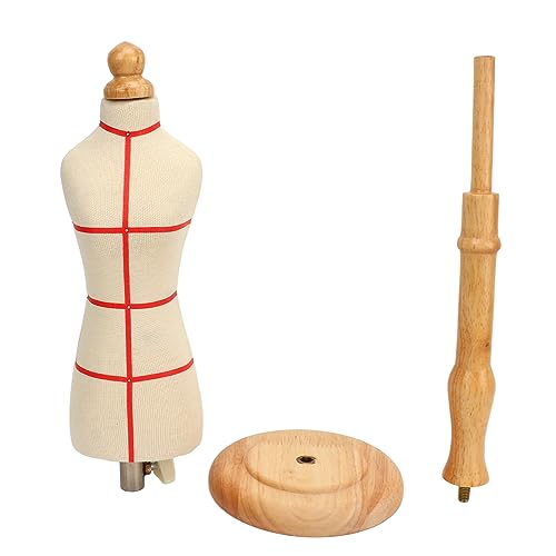 Naaien Doll Torso Dress Shape, aangepaste vrouwelijke jurk vorm Pinable Naaimachine vorm met stand voor weergave (Type 2)