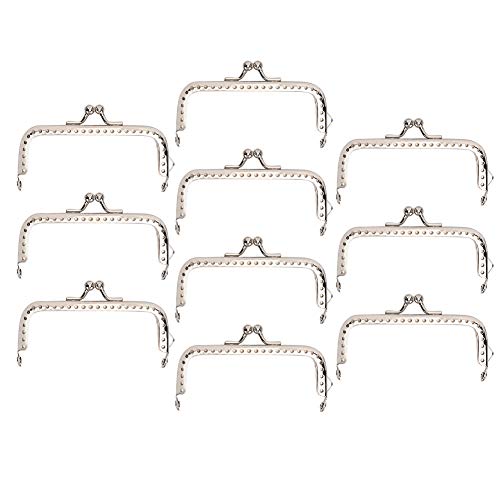 Portemonnee Sluiting Frame Kleding Accessoires en randapparatuur 10 st 8,5 cm Vierkante metalen Frame Sluiting Lock Clip voor portemonnee Bag maken DIY Craft Supplies Portemonnee