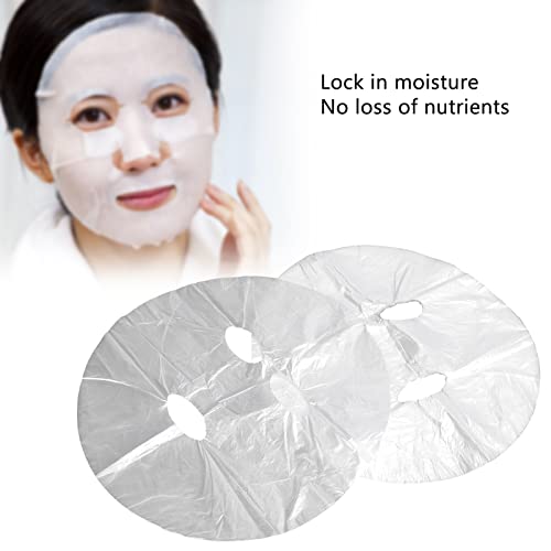 100 st. Huidverzorging DIY gezicht Plastic comprimeren Masker gezicht masker DIY Cosmetisch gezichtsverzorgingsmasker 3