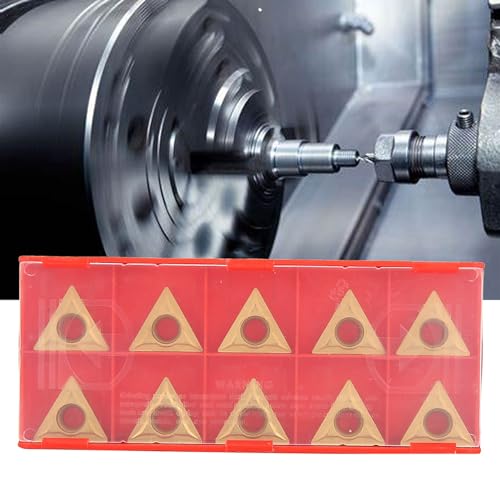 Driehoekige wolfraam stalen Carbide Blade Invoegen CNC Draaigereedschap Past voor Semi-finish en Raw machinaal bewerken 10Scs 4