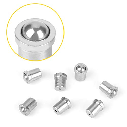 20 pezzi 304 zuiger een sfera precisie in acreaio inox perni di posizionamento a vite molla liscia santuffo a sfera (3 x 4 mm) 4