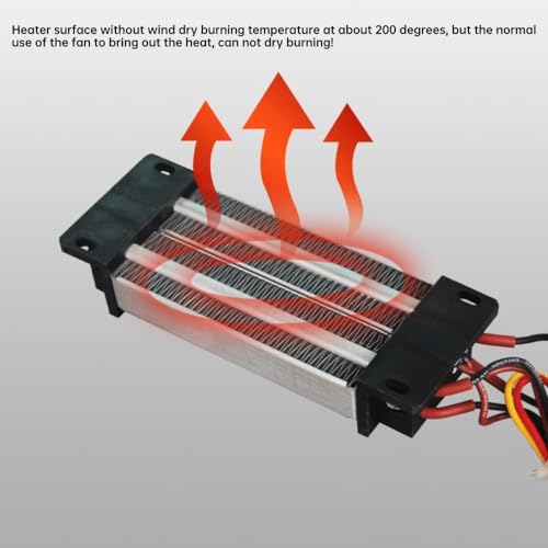 PTC Verwarming Heater 200W DC 12V Elektrisch Geïsoleerd Keramisch Thermostatisch Hoge Vermogen PTC Verwarming Element Heater 3