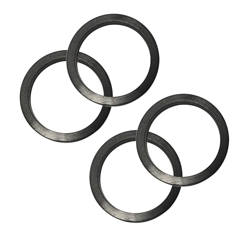 Verpakking van 4 zegels, rubberen ringen voor overloopslangen en overloopslangen (ASIN B07CXL7HDN, B09YHLCSVS), OD 38mm, ID 30mm