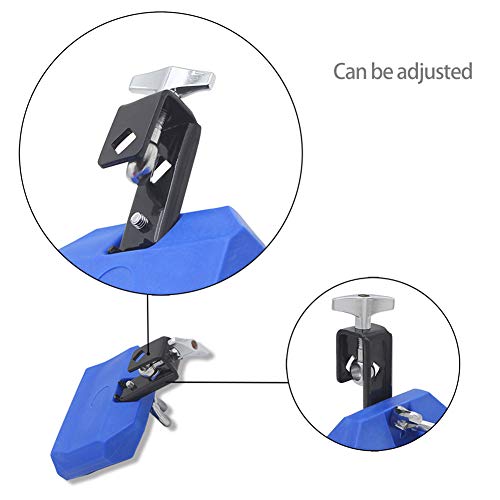 Cowbell for Drum Set Instelbare Bracket Plastic Muziek Percussie Blok Latin Drum Instrument (Blauw) 4