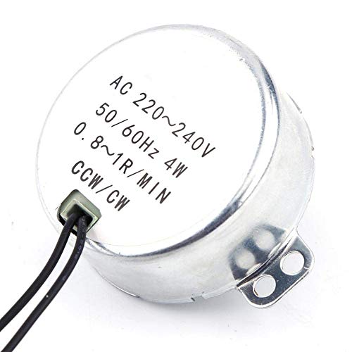 Synchronmotor 50/60 Hz Frequenz AC 220~240 V drehbar motor CW/CCW 4 W microfoon (0.8-1 rpm) 4