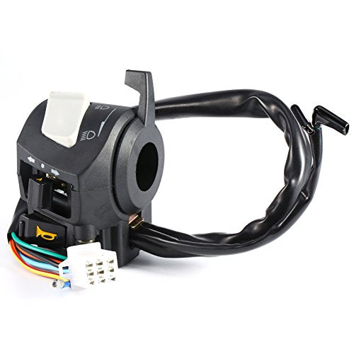 2PCS Universal 7/8" Motorfiets control switch handvat links en rechts Horn Turn Signalen Elektrische start-Motor fiets stuurschakelaar