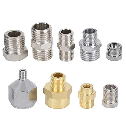 9Pcs Airbrush Adapter Set Airbrush Connector Set voor Air Compressor Spray Adapter Accessoires A1-A9