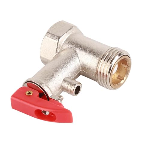 Veiligheidsventiel 1/2," 0,9 MPa Messing vernikkelde veiligheidsventiel voor waterverwarmers 5