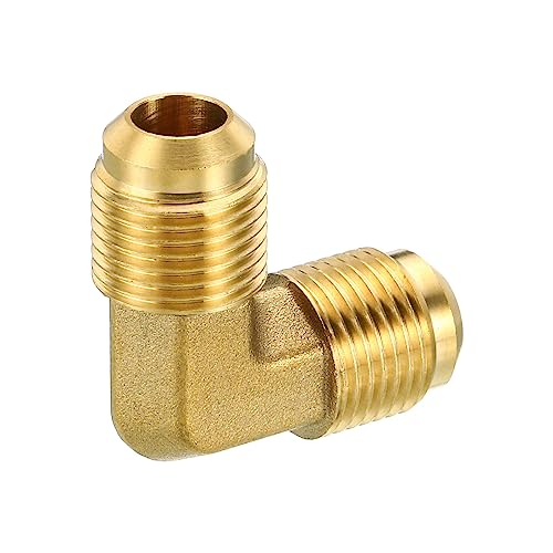3/8" x 3/8" Brass Pipe Fitting, 90 Degree Elbow Tube Accessoires Tube Adapter Socket voor Airconditioning Koeling Loodgieter 5