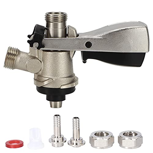 G5/8S Type Brewing Draft Bier Keg Faucets Messing 304 roestvrij staal Clutch Dispenser voor Home Bars Hotels Restaurants Familiecollecties