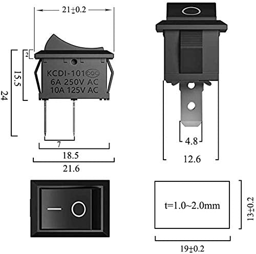 10 st. Mini Elektrische Motor 130 Micro DC Motor 1.5V-6V 20000rpm, 5st Mini Bootschakelaar + 5st 9V Batterijclipconnector voor Arduino DIY 4