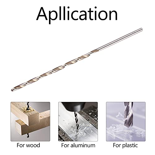 Walfrontspiraalboor, extra draaiboor, lengte 160 mm, boorgereedschap voor hout (4 mm) 4