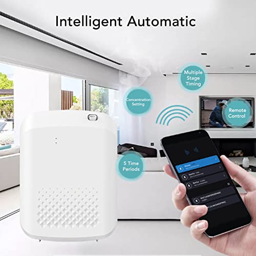 Essentiële Olie Diffuser 400ml Smart Bluetooth Scent Machine Elektrische Aroma Essential Oil Diffuser Voor Home Hotel 100-240V (EU-plug)