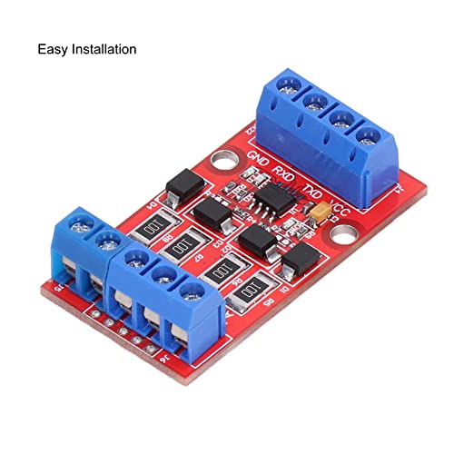 RS422 naar TTL-niveauconversiemodule, tweerichtings UART-seriepoortconversiekaart 5V, overspannings- en overstroombeveiliging, SMD-componenten, efficiënt werken, eenvoudig 4