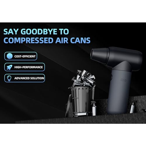 Jet Dry Miniblower, 180000RPM Jetdroger Blower 3 Windsnelheid Compressed Air Cleaner Elektrische luchtstofzuiger voor autodroger Keyboard Computer Reiniging Camping 5