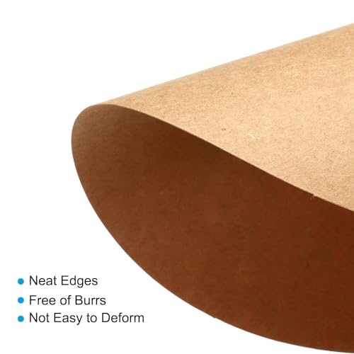 5.9 Inch rond karton papier, 40st 200gsm Dikke lege schijf cirkels Slices voor DIY Craft kunst tekenen Schilderen Schrijven, Bruin 4