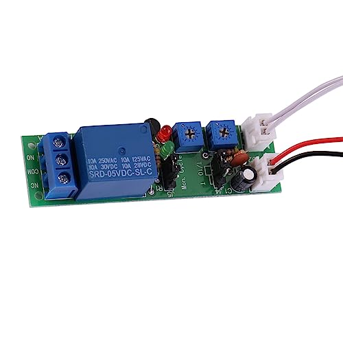 Dubbel instelbare oneindige cyclusvertraging module relais module module (DC 5V 0-30 minuten verstelbaar) 4
