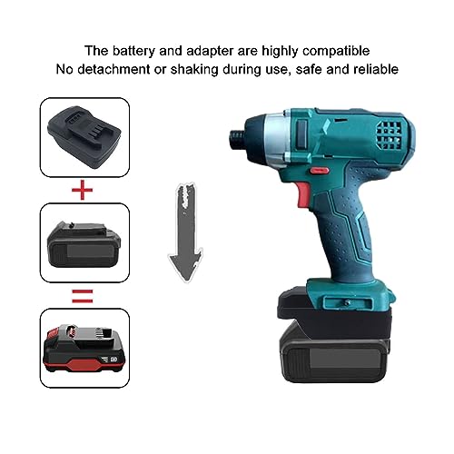 Batterijadapter voor Draadloze Gereedschappen, Batterijadapter Converter voor 18V 20V Serie Lithium Ion Batterijen voor PARKSIDE X20V Gereedschap