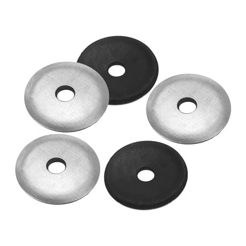 EPDM Rubber Afdichting Ringen Afdichting M6.3 x 30 mm, Verpakking van 50 Schroefhouder Gemaakt van gegalvaniseerd Neopreen Rubber voor industriële huishoudelijke machines dak (#14 x 1/4 Inch)