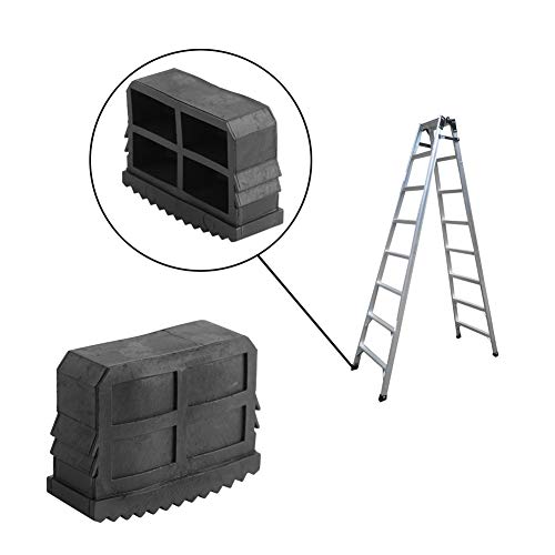 Rubber Ladder Voeten, Grote Grip, Non-slip Ladder Voeten 2 Pieces/Pair, voor Aluminium Ladder Voeten 57x21m m 3