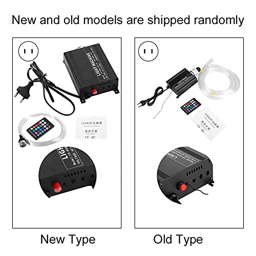 16 W LED-vezelglas LED-verlichting RGBW Starry Sky Light Set plafonddecoratie met licht motor afstandsbediening en glasvezelkabel Europlug 5