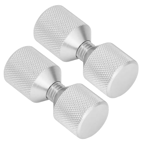 2st Premium Flange Uitlijning Pins, 1 1/8" Geanodiseerd A um Double Hole Pin Set voor 0,5 tot 14" 150LB Flanges (Zilver)