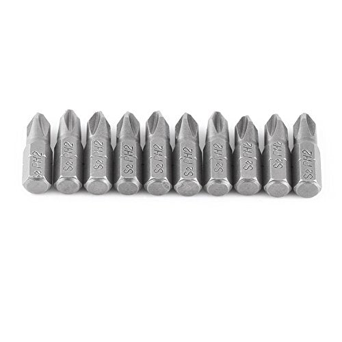 10 st. 25mm PH2 bit, gipsplaat gipsplaten droge muur schroevendraaier bits, magnetische impact stuurprogramma bits, schroevendraaier invoegen bit