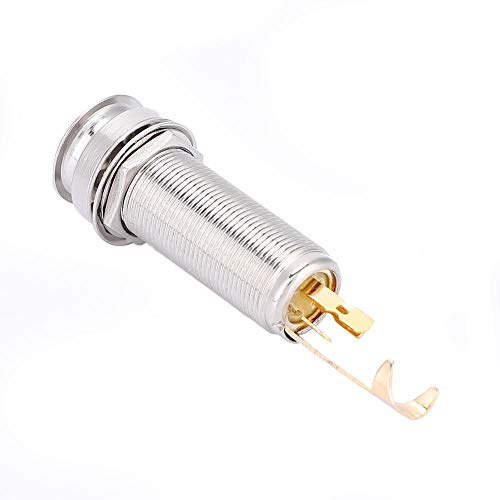 Endpin Jack, Guitar End Pin Jack koper voor Guitar Ukulele (57mm Lengte) 5
