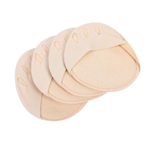 Forefoot Pads, Physical Cotton Correction Foot Care Aid, Pressure Relief, Toe Overlap, Forefoot Pillow, 2 Pair, (3.3 X 3.3 Inch)(Skin Color) 4