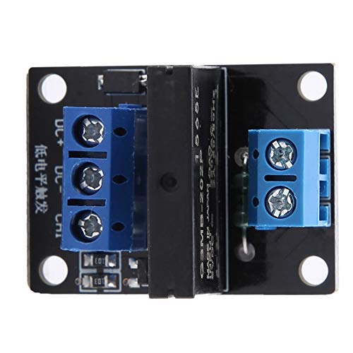 SSR Module, Solid State Relay, Solid State Relay Module, 1 Channel DC 5V/12V 2A SSR Module Board met Fuse Low Level Trigger, Solid State, Controls (12V) 3