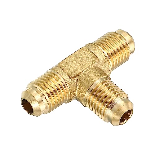1/4" x 1/4" x 1/4" Messing Pipe Fitting Torch T Tube Fitting Pipe Fitting Adapter Socket voor Airconditioning Koeling Loodgieter 3