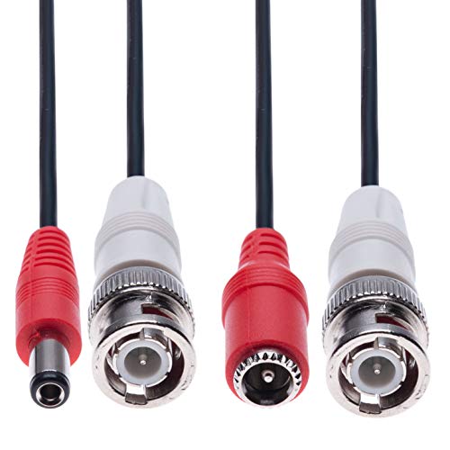 BNC DC CCTV Video Power Kabel (BNC Video + Voeding DC 2.1mm Connector) CCTV Veiligheidscamera uitbreiding Kabel voor Home Surveillance, DVR Security System, TV Kabel 5m 3