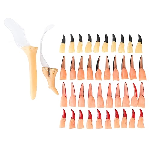 Halloween heks kostuums Neuskin heks nepvingers Halloween kostuum partij Halloween partij levert heks accessoires Cosplay Masquerade partij decoraties 5