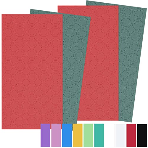 18650 Lithium accu-isolatoren ringen Holle papierblok elektrische isolatiering Zelfklevende Karton Sticker, 200 stuks Batterij Accessoires(zonder Batterij), Rood + Groen