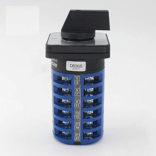 Schakelschakelaar 32A 3 posities 24 klemmen 380 V universele draaiknopschakelaar