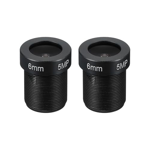 2.8mm CCTV Camera Lens, F1,8 FPV Beveiligingscamera lenzen 3MP 140°/112°/84° brede hoek lens M12 draad Dia voor IP-camera Panoramisch, 2st