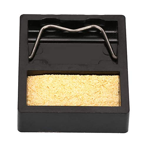 Soldeerijzer, Mini elektrische Soldeerijzer houder met spons, 600°C hittebestendig Soldeerijzer Base