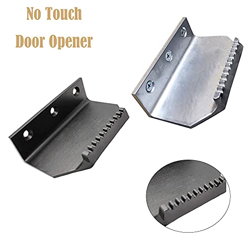 Handen-vrij voetbediende deuropener, veilige contactloze voetopener Geen Touch Foot, volledige deuropener voor afsluitbare deur, elke deur, badkamer, restaurant (zwart) 3